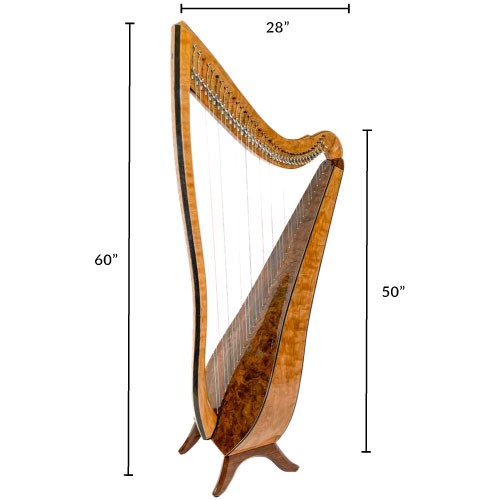 Epic Hybrid Harp Specs