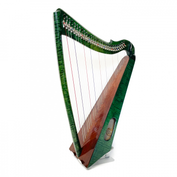 Sonnet Lap Harp - Two Tone (Green and Red)