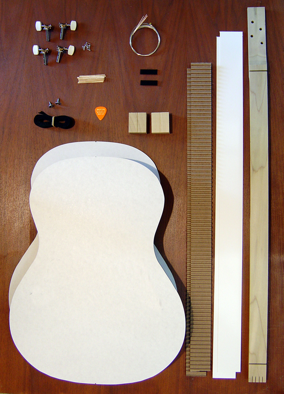 cardboard guitar kit